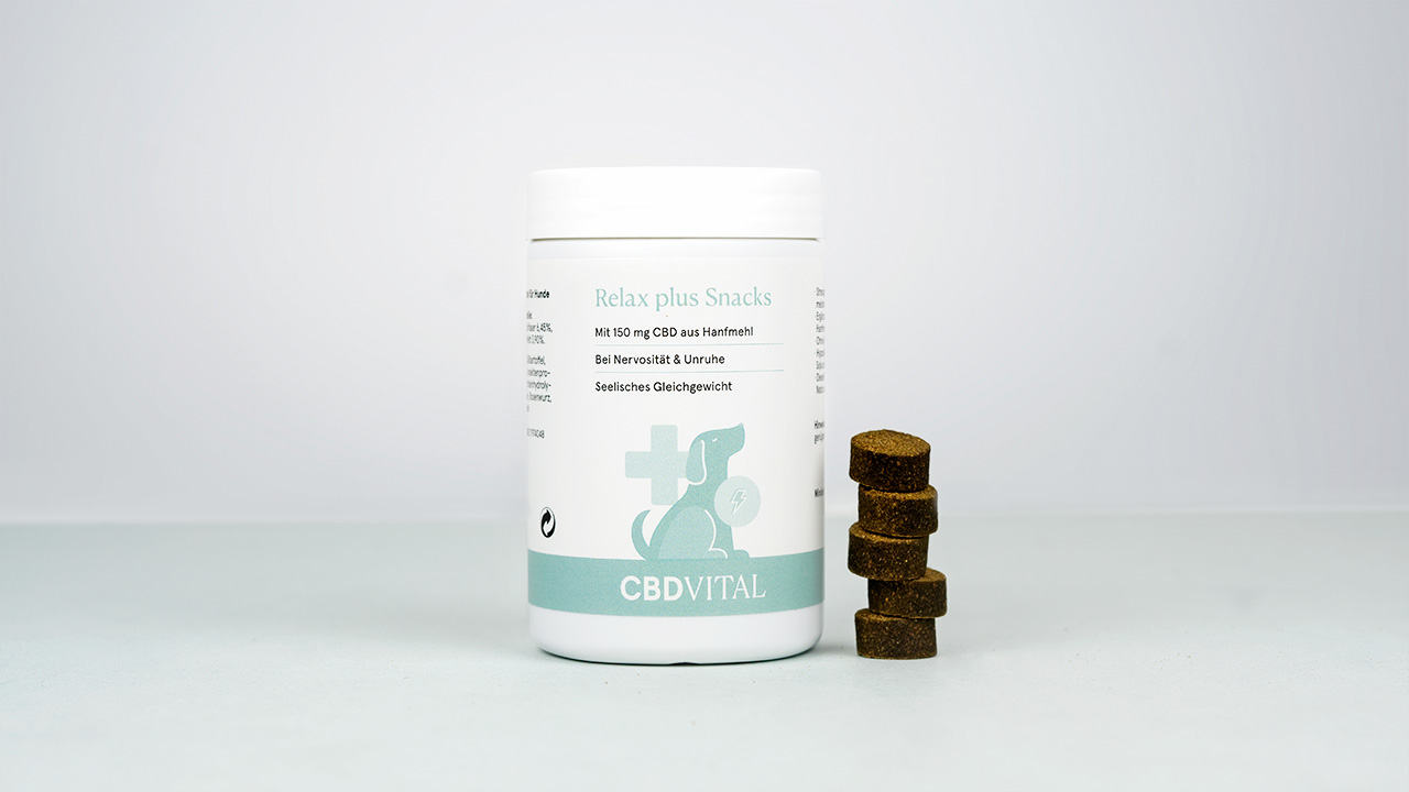 CBD Hunde-Snacks f&uuml;r gestresste Hunde