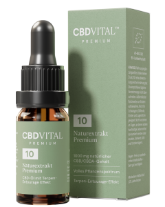 CBDVITAL Naturextrakt Premium 10% - Vorderansicht
