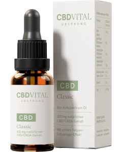 CBD VITAL - Vollspektrum URSPRUNG Classic CBD &Ouml;l - Vorderansicht