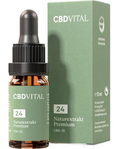 CBD VITAL - Naturextrakt PREMIUM CBD Öl 24% - Vorderansicht